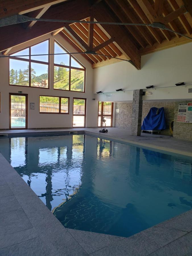 Appartamento Apt T3 en duplex Chalet des Rennes Vars 2000m Piscine intérieure et extérieure Esterno foto