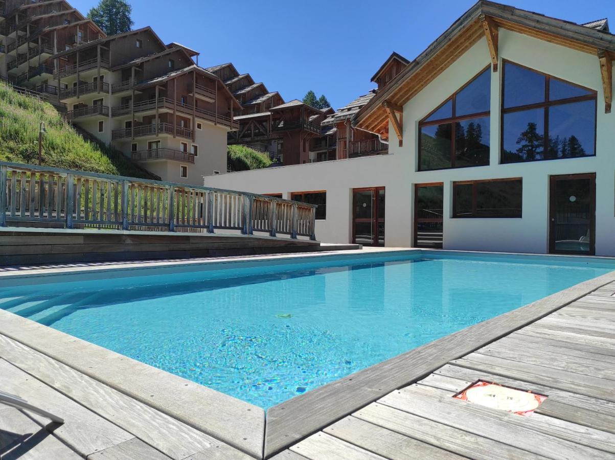 Appartamento Apt T3 en duplex Chalet des Rennes Vars 2000m Piscine intérieure et extérieure Esterno foto